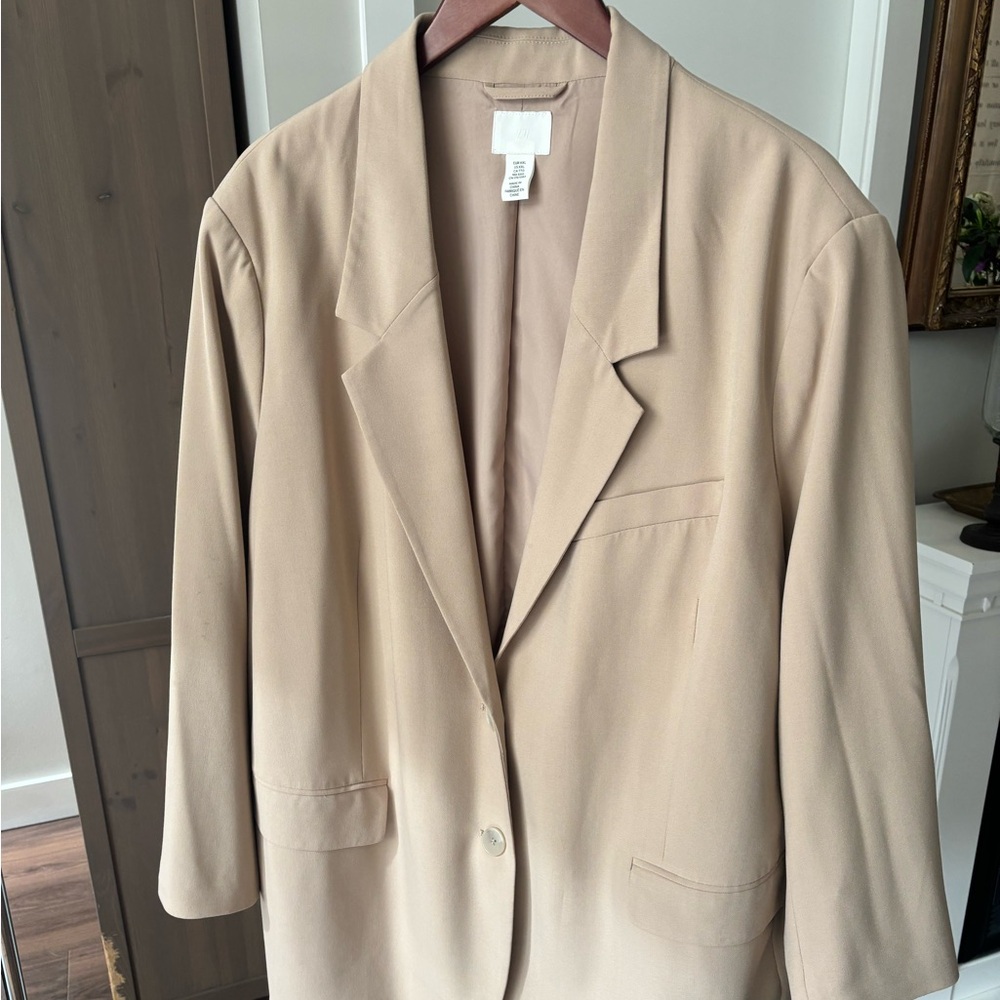 H&M Beige Blazer Jacket